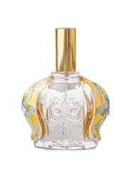 Brúsený pozlátený flakón Royal Crystal