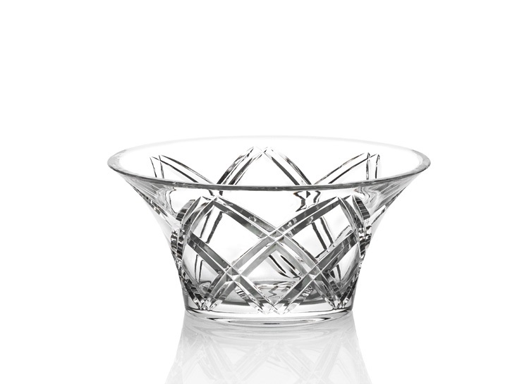 Křišťálová mísa, BORDER, Gold Crystal, 20,5 cm