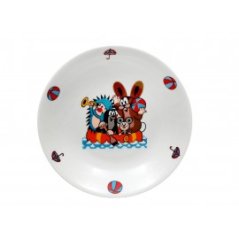 Talíř dětský hluboký, Thun, Krteček a kamarádi, 20 cm