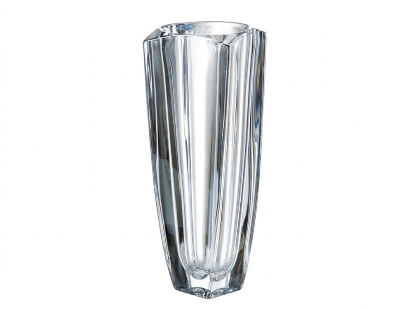 Krištáľová váza, Arezzo, Crystalite Bohemia, 28 cm, II. akosť