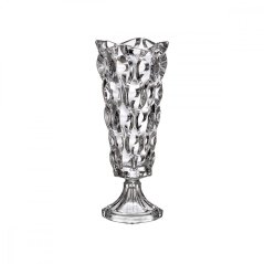 Váza na nohe SAMBA, Bohemia Treasury, 40,5 cm
