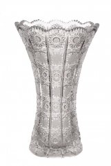 Broušená váza X, Royal Crystal 25,5cm