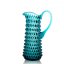 Křišťálový džbán, Květná 1794, Polka Dot, Aquamarin, 1,2 l