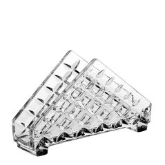 Stojánek na ubrousky, Crystal Bohemia, 17 cm