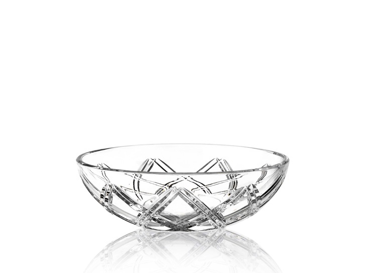 Křišťálová mísa, BORDER, Gold Crystal, 15,5 cm