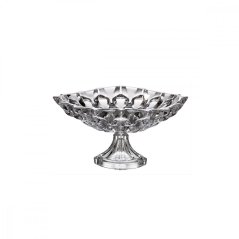 Krištáľová miska na nohe SAMBA 35 cm - Bohemia Treasury Krištáľová miska na nohe SAMBA 35 cm - Bohemia Treasury