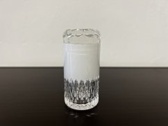 Broušená dózička bílá, Glamour Crystal, 11,5 cm