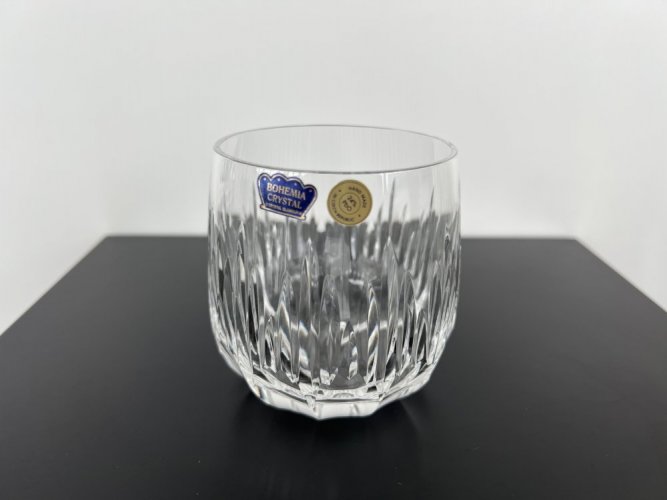 Broušená sklenice na whisky, Glamour Crystal, 320 ml, 1 ks