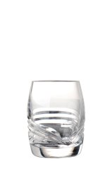 Brúsené poháre 80 ml, Glamour Crystal, 6 ks