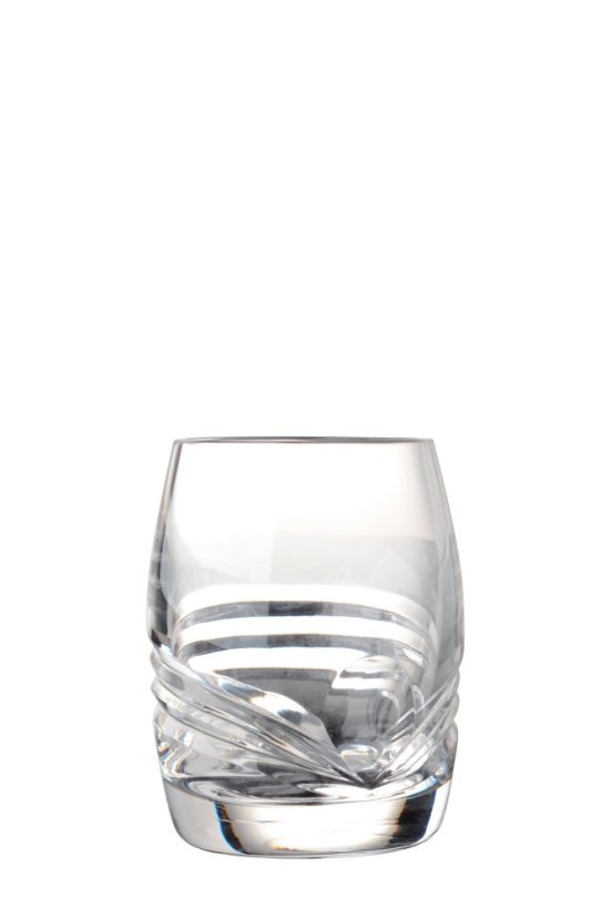 Brúsené poháre 80 ml, Glamour Crystal, 6 ks