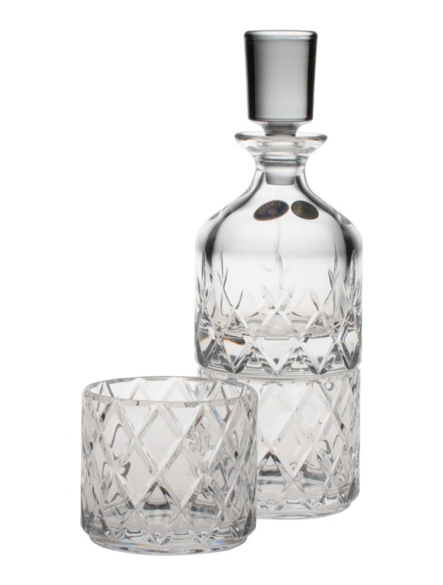 Nápojový set, Crystal Bohemia, 1+2, 200 ml