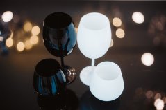 Set pohárov Black and White 500 ml - Royal Crystal
