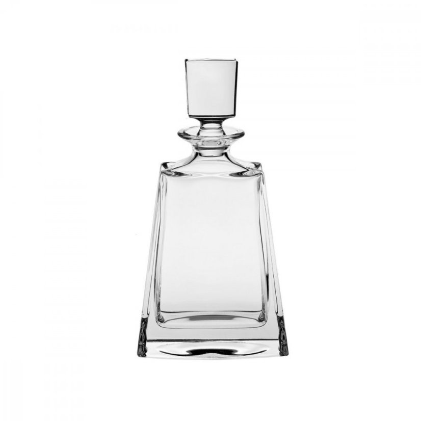 Sklenená fľaša na whisky, Crystal Bohemia, KATHRENE, 700 ml nízka