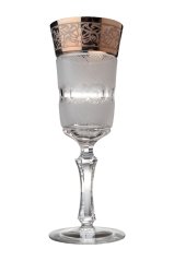 Broušená zlacená sklenice 180 ml, Glamour Crystal, 2 ks Broušená zlacená sklenice 180 ml, Glamour Crystal, 2 ks