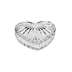 Dóza Srdce, Crystal Bohemia, 11 cm