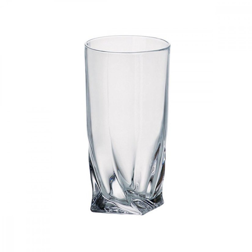 Sklenice, Crystalite Bohemia, QUADRO, 350 ml, 6 ks