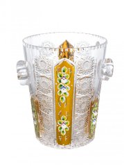 Broušený zlacený ledák, Zlatý, Royal Crystal, 25 cm