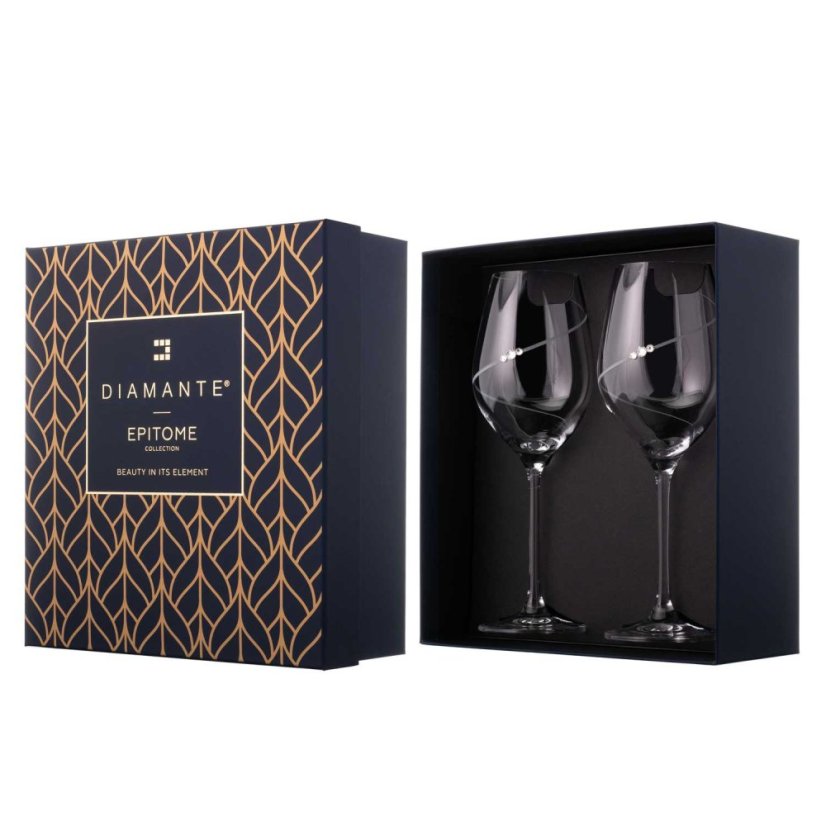 Sklenice na červené víno, Swarovski, 360 ml, 2 ks