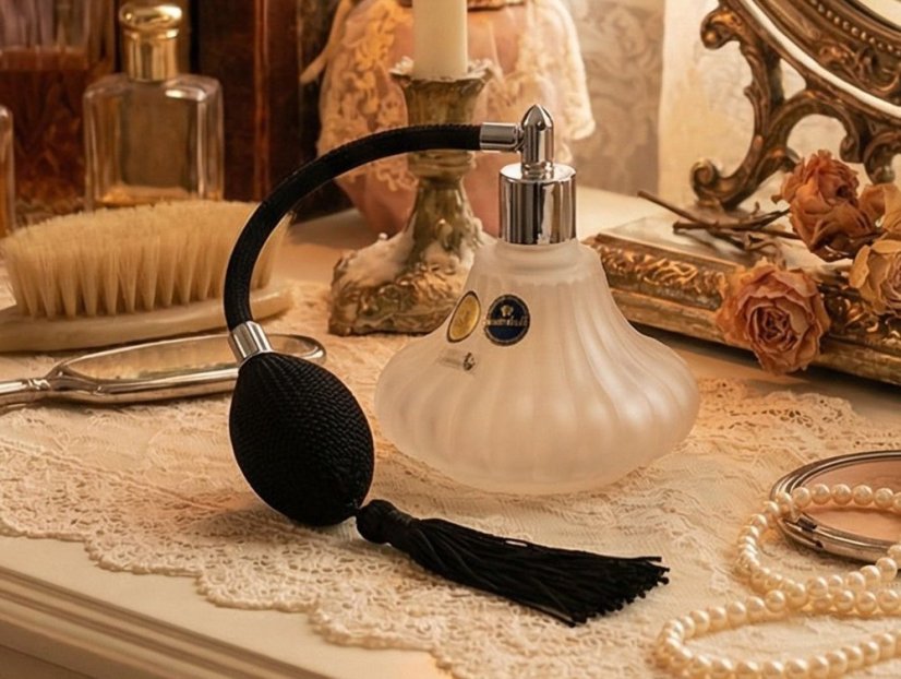 Flakón s rozprašovačom - matný, Royal Crystal, 100 ml