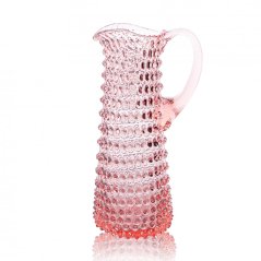 Kónický džbán, Jílek Glassworks, HOBNAIL, Neorosaline, 1 l
