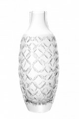 Křišťálová váza, CARIS, Gold Crystal, 33 cm