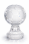 Sklenená futbalová lopta, 22,5 cm – symbol víťazstva a prestíže.