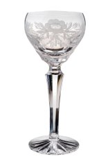 Poháre na víno s brúseným vzorom, Glamour Crystal, 220 ml, 2ks