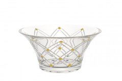 Křišťálová mísa se zlatem, VLADYO, Gold Crystal, 20,5 cm