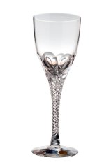 Broušená sklenice na víno 170 ml, Glamour Crystal, 2 ks