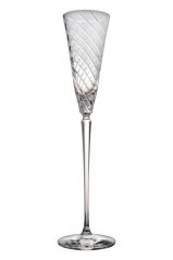 Broušená sklenice na šampaňské 160 ml, Glamour Crystal, 2 ks