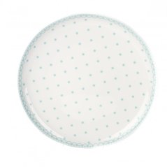 Porcelánový talíř TOM | Tyrkysové puntíky | Thun Porcelánový talíř TOM | Tyrkysové puntíky | Thun