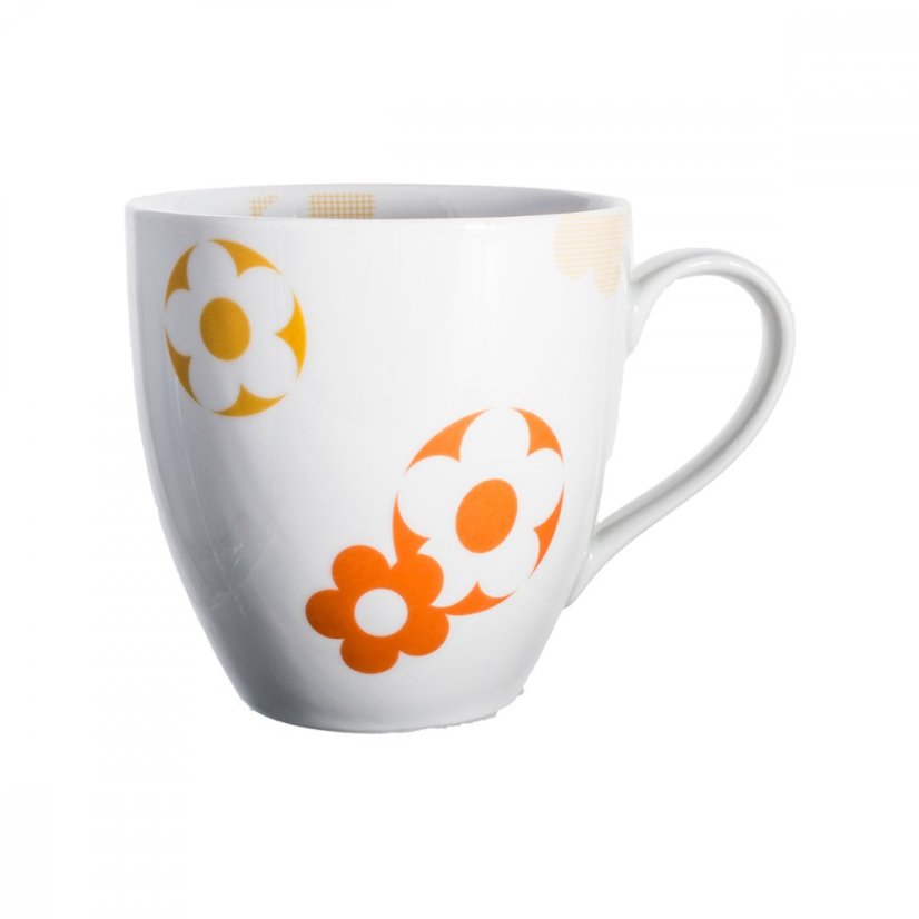 Porcelánový hrnek, Thun, KLARA, Kytky, 670 ml