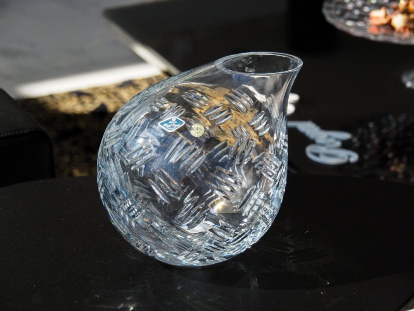 Křišťálová váza, INDUSTRY, Gold Crystal