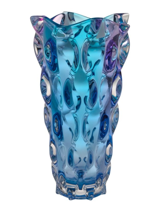 Váza SAMBA 30,5 cm - hra svetla a farieb v jedinečnom gradiente Bohemia Treasury