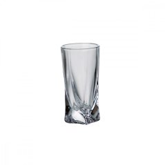 Sklenice, Crystalite Bohemia, QUADRO, 50 ml