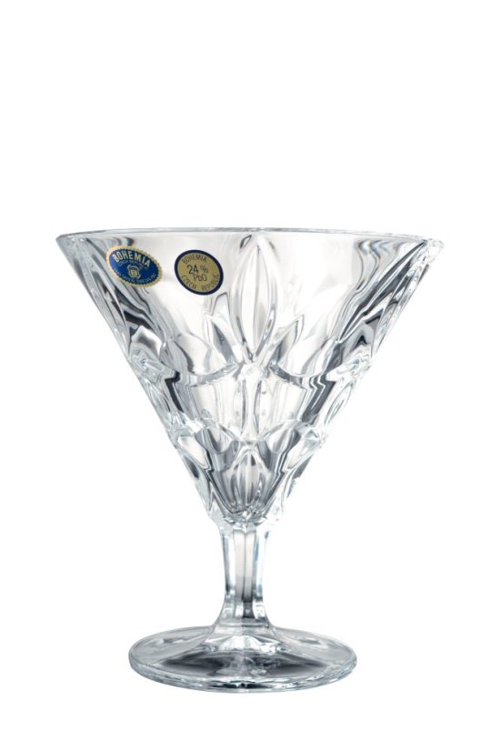 Pohár na zmrzlinu, Crystal Bohemia, 250 ml, 6 ks