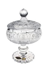 Broušená dóza na noze 13 cm | Royal Crystal Broušená dóza na noze 13 cm | Royal Crystal