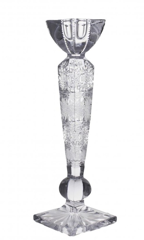 Broušený svícen, Royal Crystal, 30,5 cm