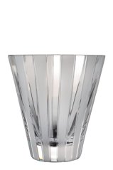 Broušené sklenice na nealko s pruhy 340 ml, Glamour Crystal, 2 ks