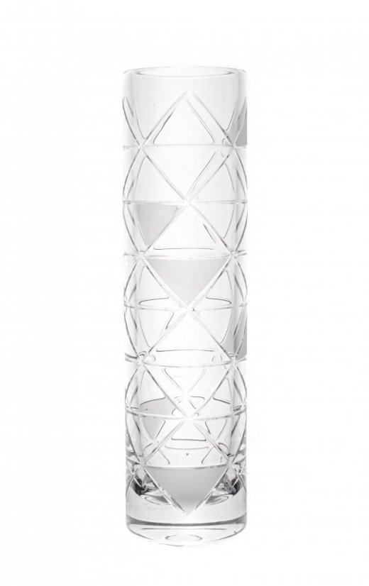 Křišťálová váza, TRIANGLE, Gold Crystal, 23 cm