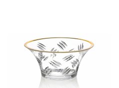 Křišťálová mísa se zlatem, VLADYO, Gold Crystal, 20,5 cm