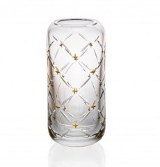 Křišťálová váza se zlatem, STARS Gold Crystal, 20,5 cm