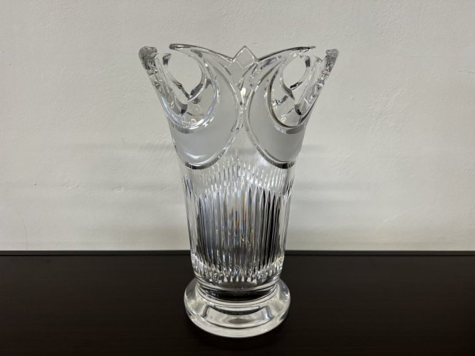 Broušená váza s matem, Glamour Crystal, 30,5 cm