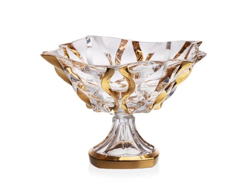 Křišťálová mísa na noze, Bohemia Treasury, SAMBA-Rhapsody 30,5 cm