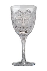Brúsený pohár na víno 220 ml, Glamour Crystal, 6 ks