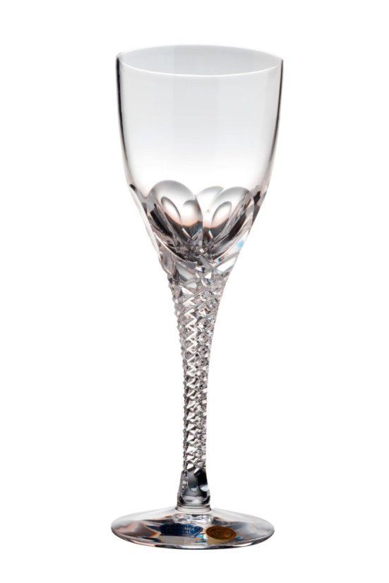 Broušená sklenice na víno 170 ml, Glamour Crystal, 2 ks