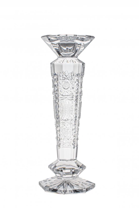 Broušený svícen, Stella, Royal Crystal, 25,5 cm Broušený svícen, Stella, Royal Crystal, 25,5 cm