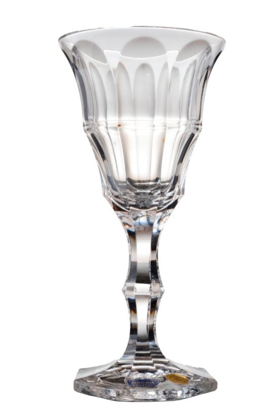 Broušená sklenice na víno 150 ml, Glamour Crystal, 2 ks