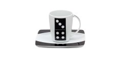 Šálek s podšálkem, Thun, EYE, Domino, 230 ml, 12 ks