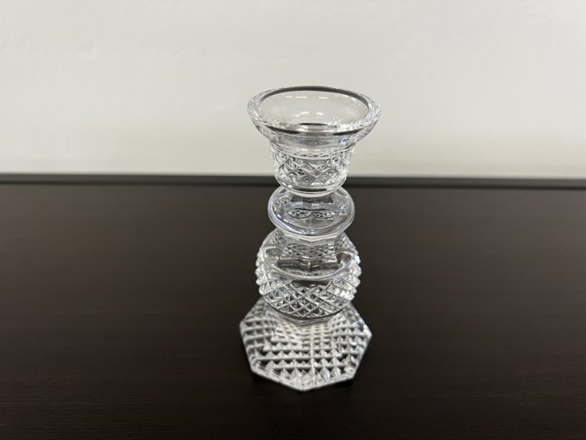Svícen, Glamour Crystal, 7,5 cm